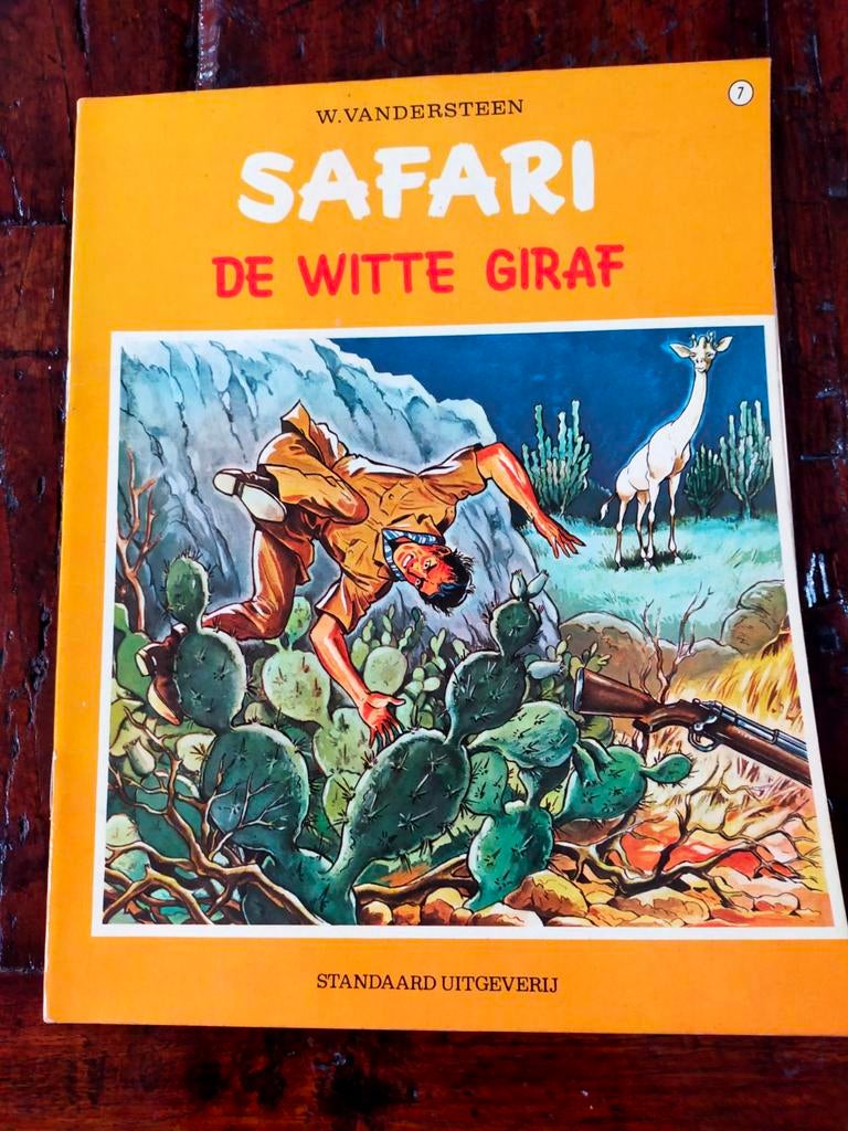 W. Vandersteen Safari nr. 7. ,9. 10. 11. En 15. uit 1971/72, Ophalen of Verzenden, Kuifje, Gebruikt, Boek of Spel