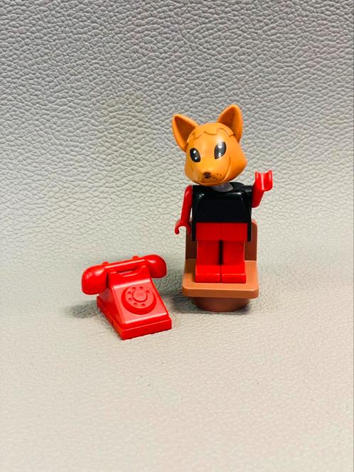 Lego Fabuland | Vos op Stoel met Telefoon, Kinderen en Baby's, Speelgoed | Duplo en Lego, Zo goed als nieuw, Lego, Ophalen of Verzenden