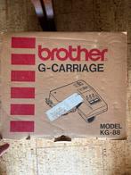 Brother G-Carriage KG-88 breimachine – compleet in doos, Ophalen, Gebruikt, Breien, Machine