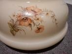 Antieke lampenkap melkglas, Ophalen of Verzenden