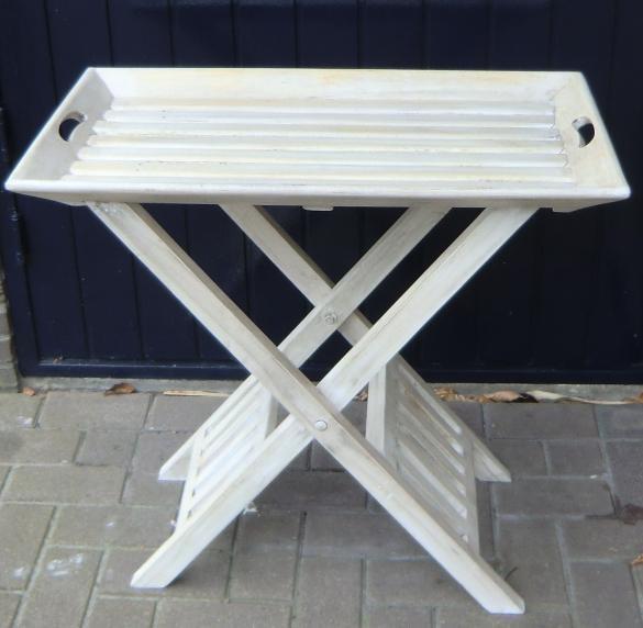 Houten Klaptafel - Plantentafel - Decoratietafel (nieuw), Tuin en Terras, Tuinwanddecoratie, Nieuw, Ophalen of Verzenden
