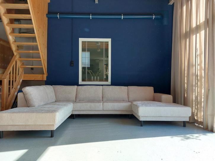 Nieuwe Bouclé Hoekbank u bank XXL in verschillende kleuren u, Huis en Inrichting, Banken | Sofa's en Chaises Longues, Nieuw, Overige maten