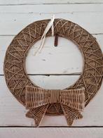 Riviera Maison rustic rattan krans met strik., Ophalen of Verzenden, Nieuw