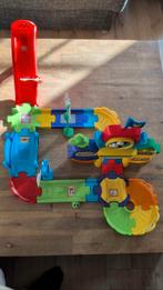 Mickey Mouse Treinstation met Toet Toet Auto, Overige merken, Ophalen of Verzenden, Handmatig, Racebaan