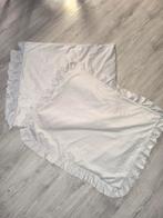 Dekbedovertrek velvet met roezels, Huis en Inrichting, Slaapkamer | Beddengoed, Ophalen of Verzenden, Zo goed als nieuw, Eenpersoons