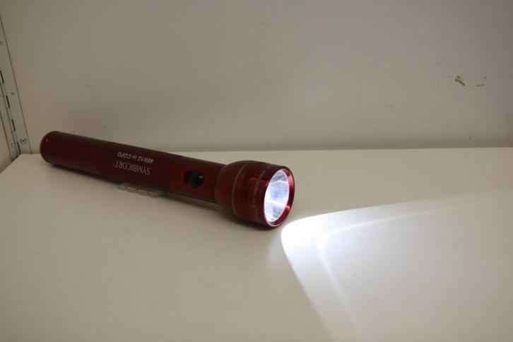 Mag-Lite MagLED Staaflamp, 3-D-cell. Rood. Groot model., Caravans en Kamperen, Zaklampen, Batterij, Ophalen of Verzenden