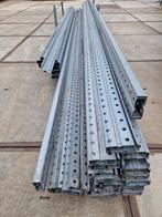 U-profielen 400mtr montageprofielen kokerprofiel, Ophalen, Gebruikt