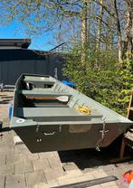 Platbodem visboot Marine Jon 16 Green incl motor en trailer, Ophalen, Tot 10 pk, Binnenboordmotor, 6 meter of meer