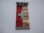 insigne/lint, Nationale Dag Zwitserland, 1-08-1937, Postzegels en Munten, Penningen en Medailles, Verzenden, Overige materialen