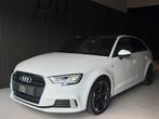 Audi A3 1.0 Tfsi |  S line | Virtual | B&O | Pano | Matrix |, Zwart, Leder en Stof, Wit, Origineel Nederlands