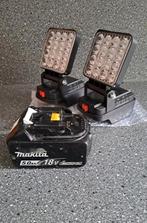 2x Makita Accu Schijnwerper - Zeer Helder!, Ophalen of Verzenden, Nieuw, Minder dan 50 watt, Lamp