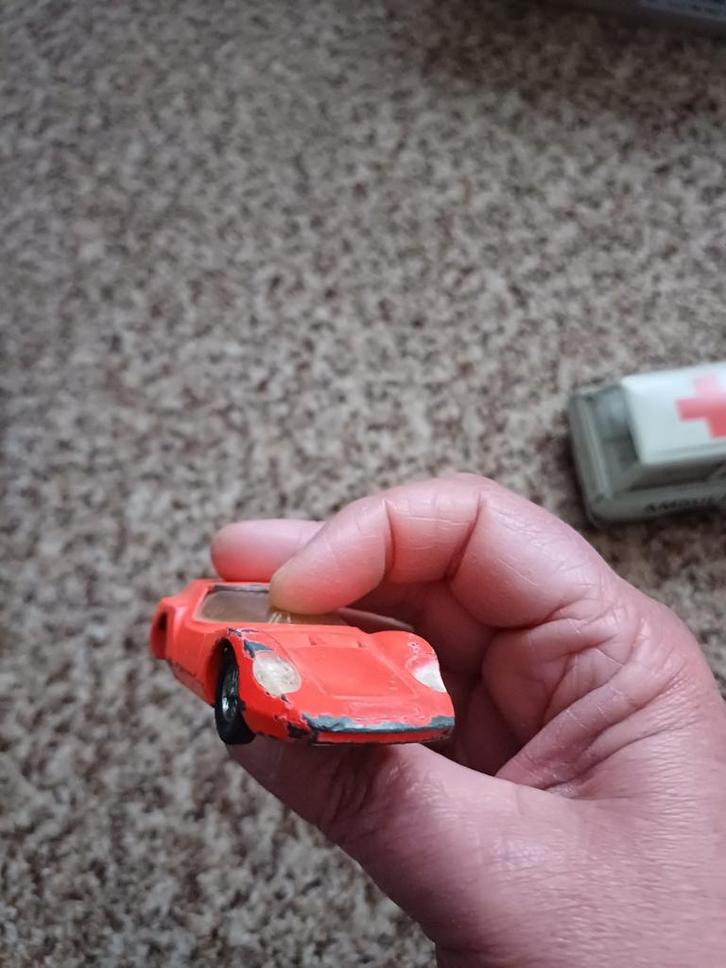 Dinky Toys Vintage Rode Sportauto Speelgoed, Antiek en Kunst, Antiek | Speelgoed, Ophalen