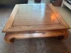 Prachtige houten salontafel, Huis en Inrichting, Tafels | Salontafels, Ophalen, Vierkant, 50 tot 100 cm, Zo goed als nieuw