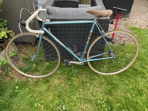 Retro racefiets Gazelle L. Guerra Frisol met Campagnolo, Fietsen en Brommers, Fietsen | Racefietsen, Gebruikt, Gazelle, 10 tot 15 versnellingen