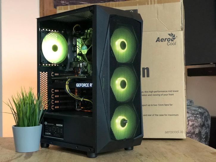 RGB Game PC -  RTX2060  - i7 9700K - 16Gb - 1.2TB -  Win 11, Computers en Software, Desktop Pc's, Zo goed als nieuw, 4 Ghz of meer