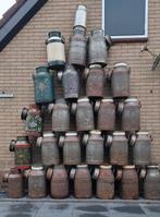 Melkbus carbidbus met deksel en keihard bodem, Ophalen, Zo goed als nieuw