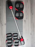 Les Mills Smartbar 2.0 + Gewichten, Sport en Fitness, Ophalen, Zo goed als nieuw, Benen, Halterset