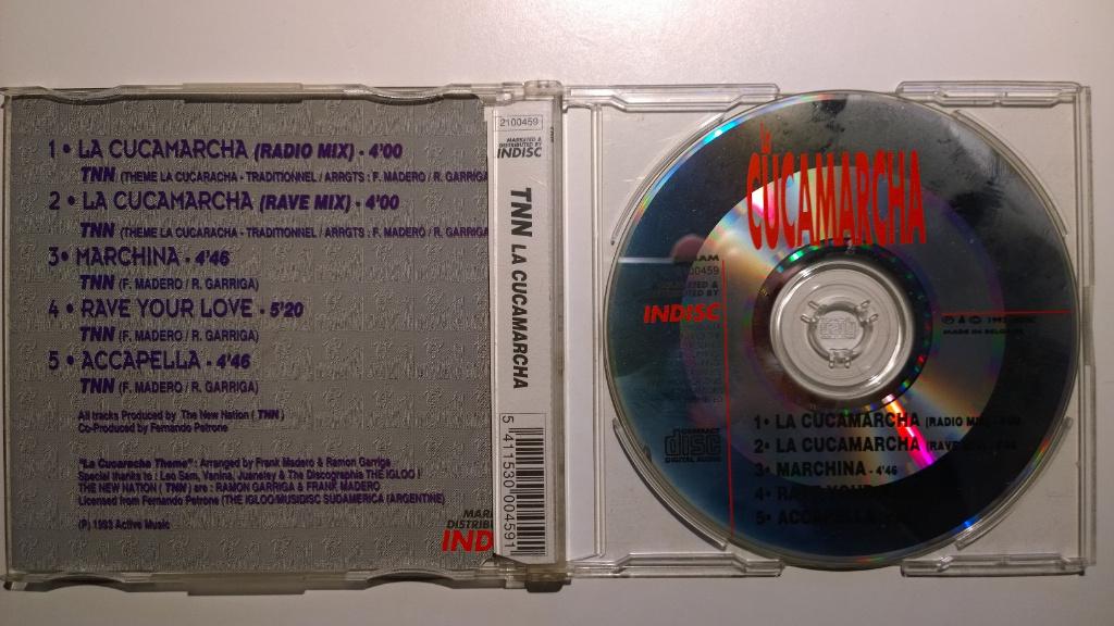 TNN - La Cucamarcha, Maxi-single, Ophalen of Verzenden, Zo goed als nieuw, 1 single