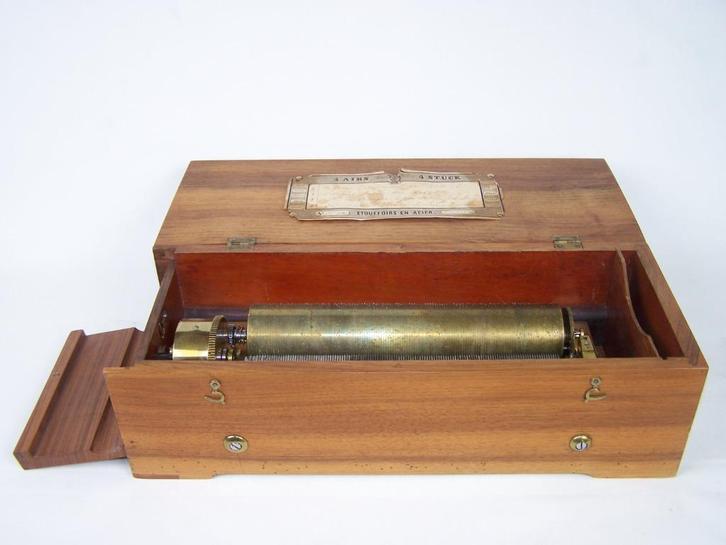 Forte Piano speeldoos, muziekdoos, Antiek en Kunst, Curiosa en Brocante, Ophalen