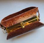 Vintage Tasje handtas slangenleer (?)  Jaren 50, Ophalen, Dames