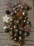 Kerstboompakket met 64 ballen, piek en ster hanger, Ophalen of Verzenden, Zo goed als nieuw