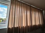 Beige semi-blackout gordijnen - zo goed als nieuw!, Doe-het-zelf en Verbouw, Glas en Ramen, Ophalen, Zo goed als nieuw, 160 cm of meer