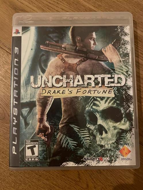 Uncharted: Drake's Fortune - PS3, Spelcomputers en Games, Games | Sony PlayStation 3, Gebruikt, Avontuur en Actie, 1 speler, Vanaf 16 jaar