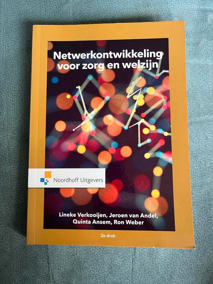 Netwerkontwikkeling Zorg & Welzijn - 2e druk, Boeken, Studieboeken en Cursussen, Zo goed als nieuw, HBO, Gamma, Ophalen of Verzenden