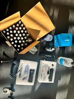 Airbrush set incl. 2 pistolen op accu en 36-delig verfset, Ophalen of Verzenden, Zo goed als nieuw