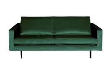 Green velvet sofa - Groene fluwelen bank