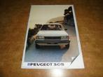 brochure Peugeot 305 modellen 1983, Overige merken, Ophalen of Verzenden, Zo goed als nieuw