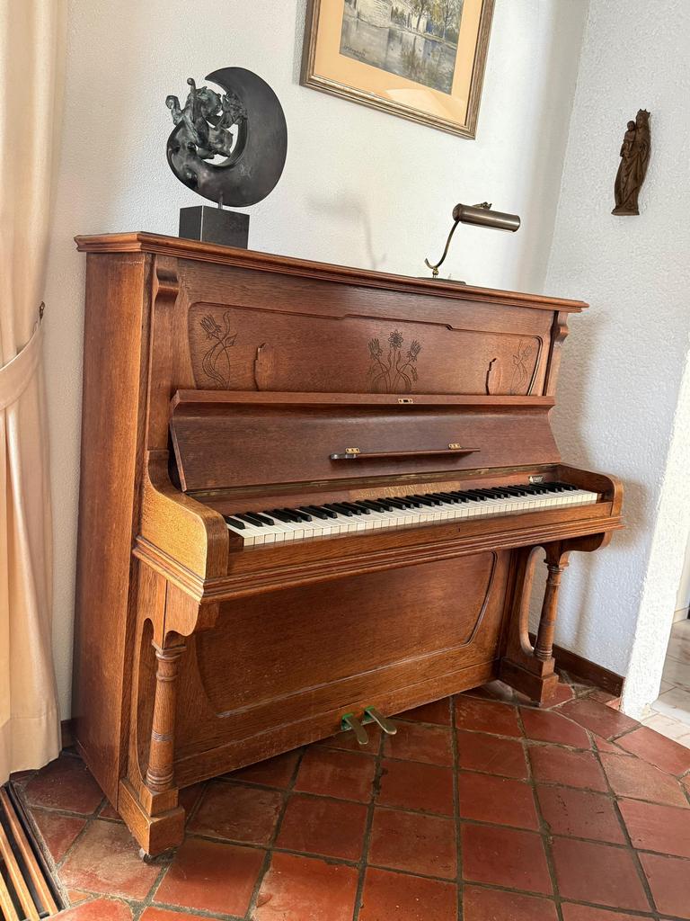 Koninklijke Antoine Mes piano (ca. 1915–1920), Ophalen, Gebruikt, Bruin, Piano
