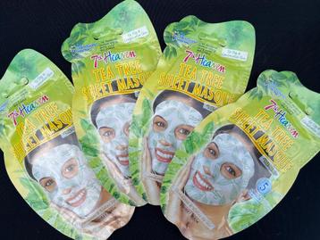 Tea Tree sheet gezichtsmaskers - Montagne Jeunesse 7th Heave beschikbaar voor biedingen