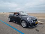 Mini 1.6 Cooper Roadster 2013 Zwart, Auto's, Mini, Voorwielaandrijving, 4 cilinders, Leder, Handgeschakeld