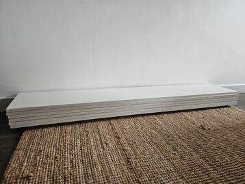 Spaanplaat planken met witte toplaag beschikbaar voor biedingen
