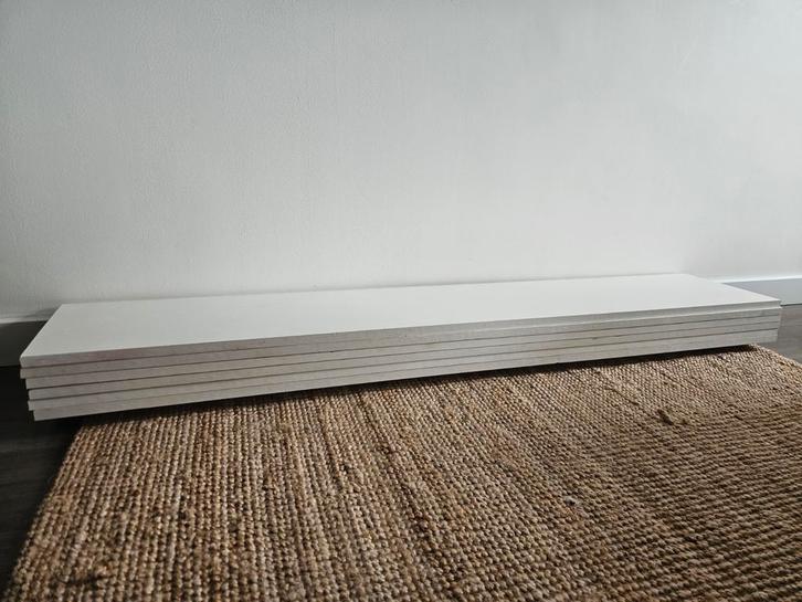 Spaanplaat planken met witte toplaag, Doe-het-zelf en Verbouw, Hout en Planken, Gebruikt, Plank, Overige houtsoorten, Minder dan 200 cm