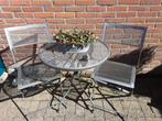 Leuk tuinsetje met 2 stoelen., Overige materialen, Gebruikt, Tuinset, Eettafel