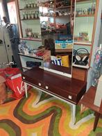 Vintage retro Kaptafel jaren zestig., Ophalen, Gebruikt, Hout, 100 tot 150 cm