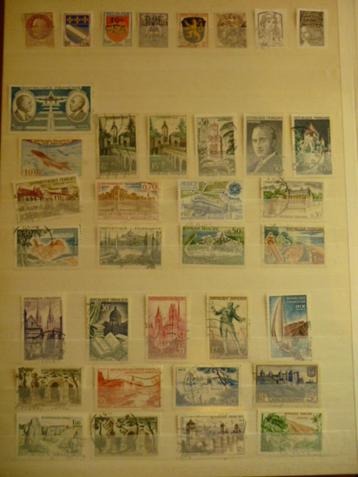 36 x Zegels Frankrijk gestempeld en afgeweekt 1190652 kavel beschikbaar voor biedingen