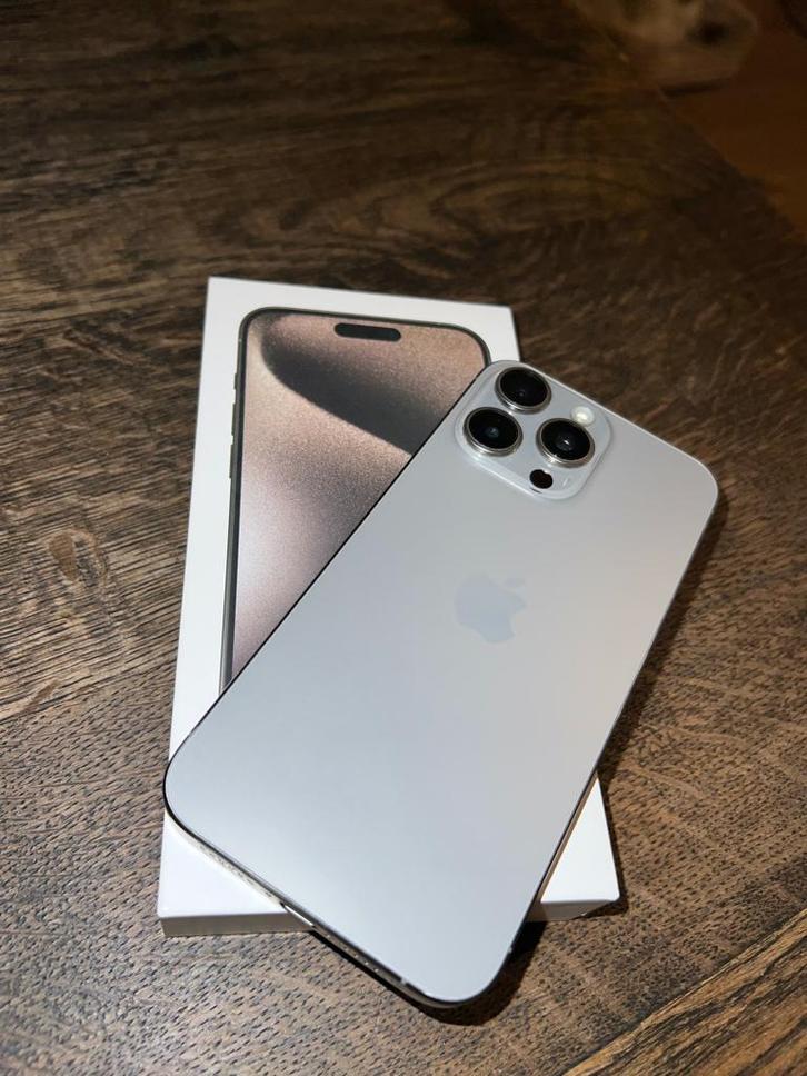 Iphone 15 Pro Max, Telecommunicatie, Mobiele telefoons | Apple iPhone, Zo goed als nieuw, 256 GB, Zonder abonnement, Zonder simlock