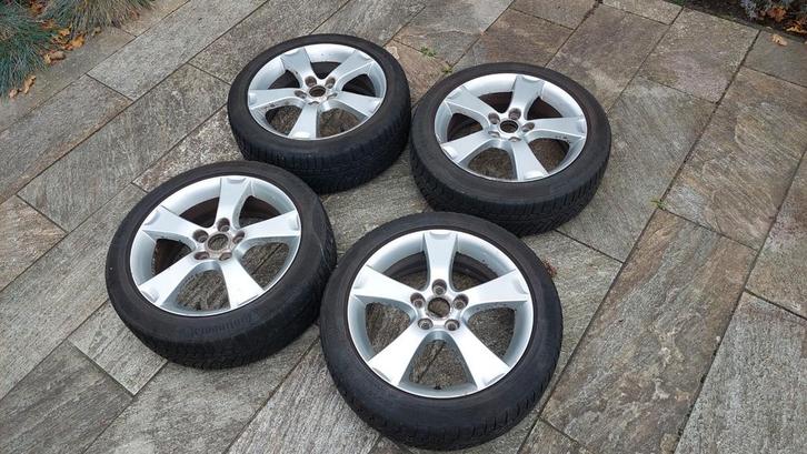 17 inch alu velgen + winterbanden, Auto-onderdelen, Banden en Velgen, Velg(en), Winterbanden, 17 inch, 205 mm, Ophalen