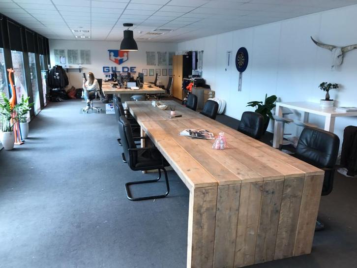 Vergadertafel, bureau steigerhout op maat/model. NIEUW, Huis en Inrichting, Bureaus, Nieuw, Ophalen of Verzenden