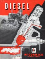 Folder Mc Cormick diesel tractor International 1945 1950, Verzenden, Gelezen, Algemeen