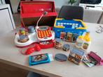 Kassa met scanner boodschappen geld evt portemonnee (s), Ophalen of Verzenden, Gebruikt, Jongen of Meisje