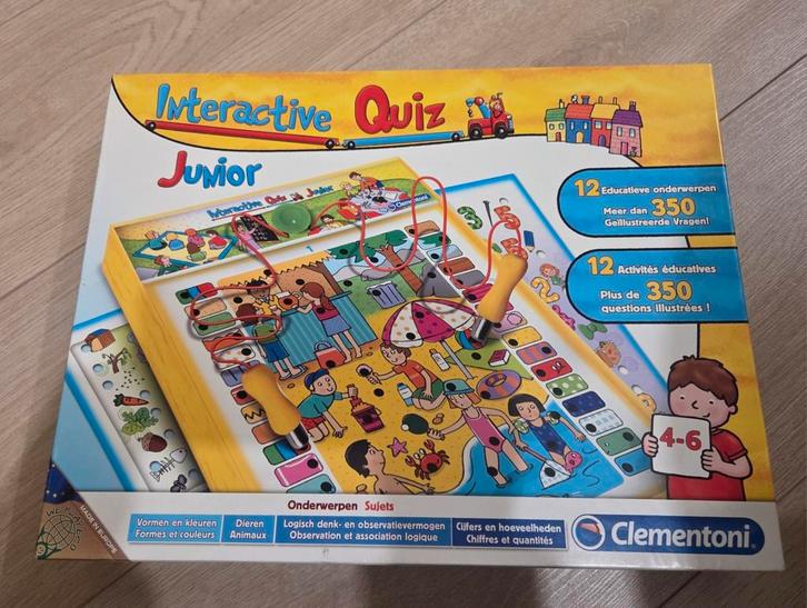 Interactieve Quiz Junior - Goede Staat, Kinderen en Baby's, Speelgoed | Educatief en Creatief, Zo goed als nieuw, Puzzelen, Taal en Lezen