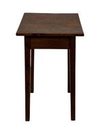 Vintage Plantentafeltje Bijzettafeltje Eikenhouten, Minder dan 55 cm, Gebruikt, Vintage, Rechthoekig