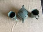 Dille &  Kamille  Theepot  met  2   Theebekers  Nieuw, Overige materialen, Nieuw, Ophalen of Verzenden, Overige stijlen