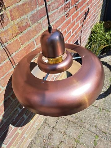 Vintage Deense space-age schalenlamp  beschikbaar voor biedingen