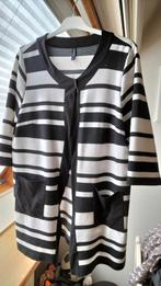 Cisco vest 7/8 mouw.  Maat 48/50 Zwart/ roomwit., Ophalen of Verzenden, Zo goed als nieuw, Maat 46/48 (XL) of groter, Zwart