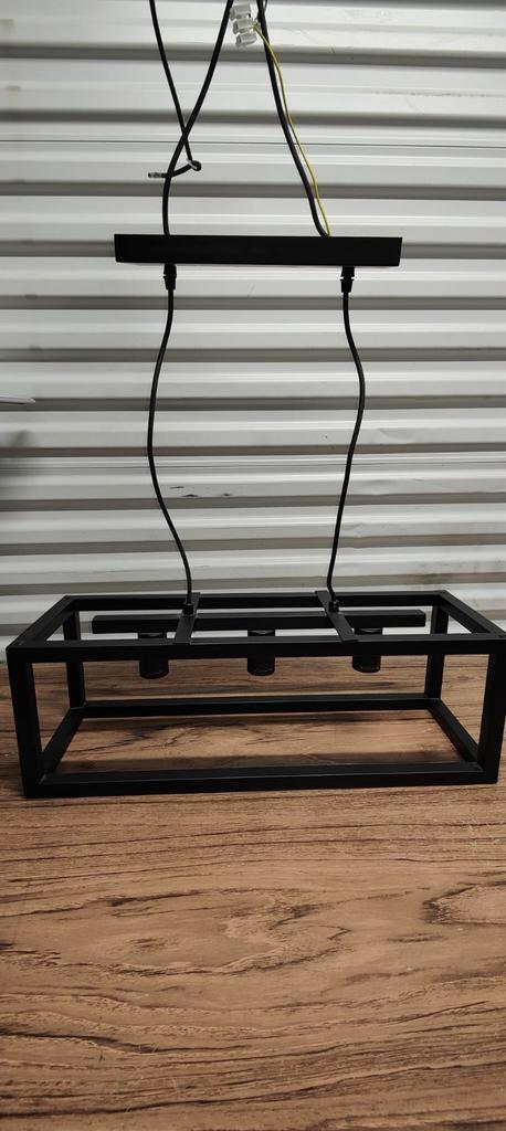 Hanglamp Simone zwart, Huis en Inrichting, Lampen | Hanglampen, Zo goed als nieuw, Minder dan 50 cm, Metaal, Ophalen of Verzenden